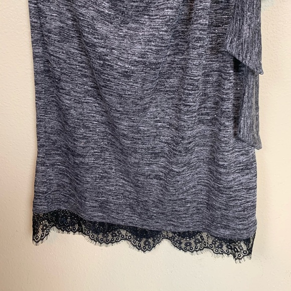 Max Mara Weekend Line Gray Faux Wrap Dress size S - Picture 4 of 6